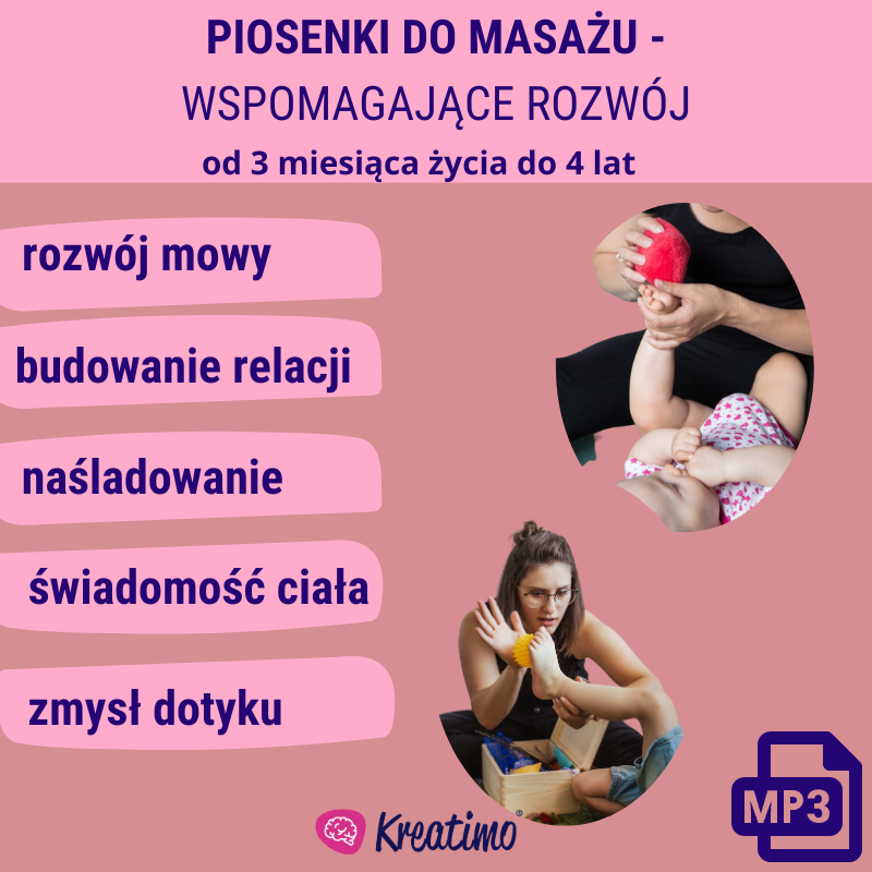 Piosenki do masażu - wspomagające rozwój