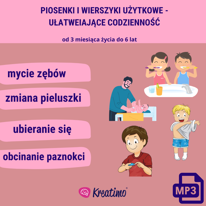 Piosenki i wierszyki użytkowe - ułatwiające codzienność